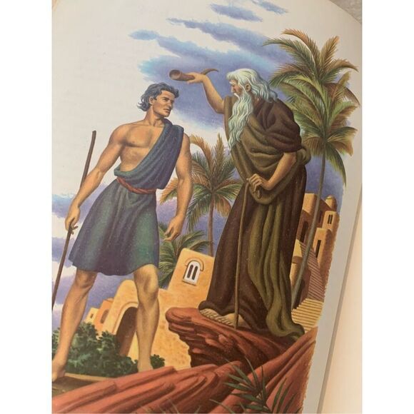 Bible Stories Book-The Rainbow Book Of… by J. Harold Gwynne Vintage 1956 - Picture 5 of 10